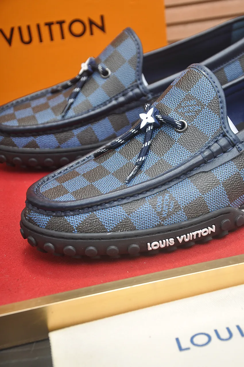 Men's men's shoes💰660💶[LOUIS VUITTON] (original order) new style🍀LV Louis Vuitton* - top version of LV classic beanie shoes! Made of imported original single cowhide, original leather side strips and wear-resistant rubber outsole! High quality products! Code number 39-45 (45 customized)